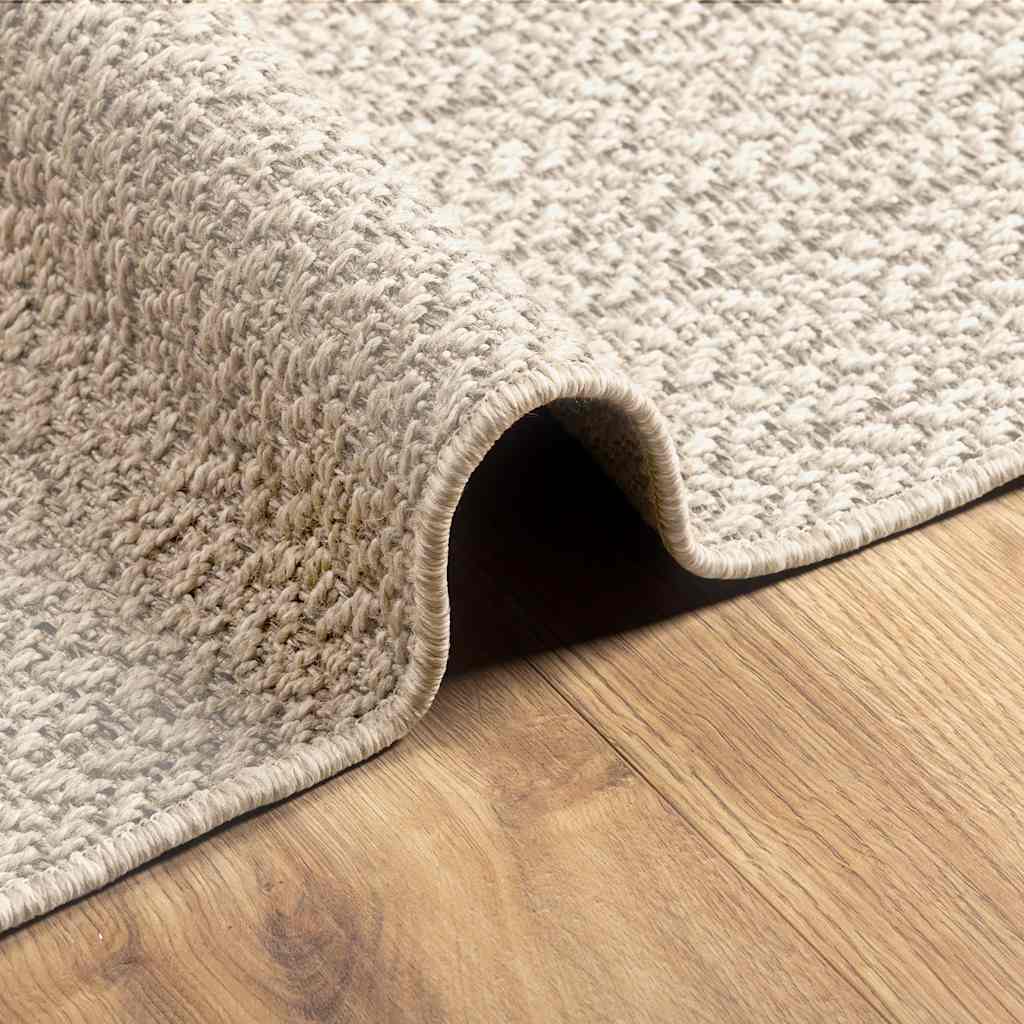 Vloerkleed ZIZUR room binnen en buiten 200x290 cm jute look is nu te koop bij PeponiXL, paradijselijk wonen!