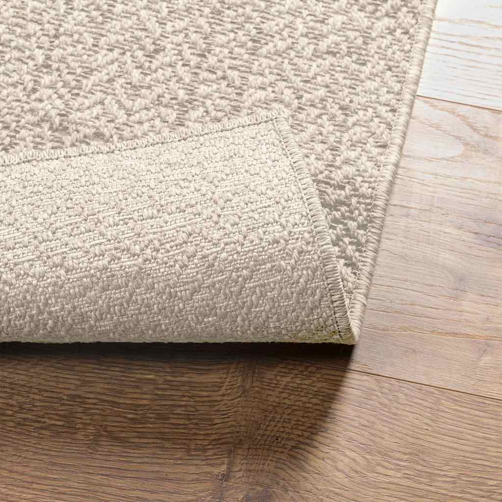 Vloerkleed ZIZUR room binnen en buiten 200x290 cm jute look is nu te koop bij PeponiXL, paradijselijk wonen!