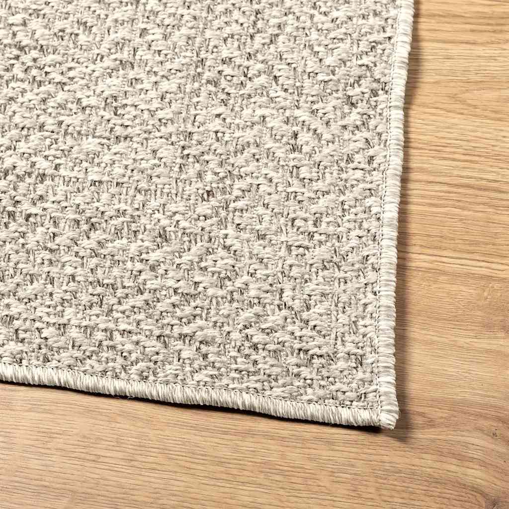 Vloerkleed ZIZUR room binnen en buiten 200x290 cm jute look is nu te koop bij PeponiXL, paradijselijk wonen!