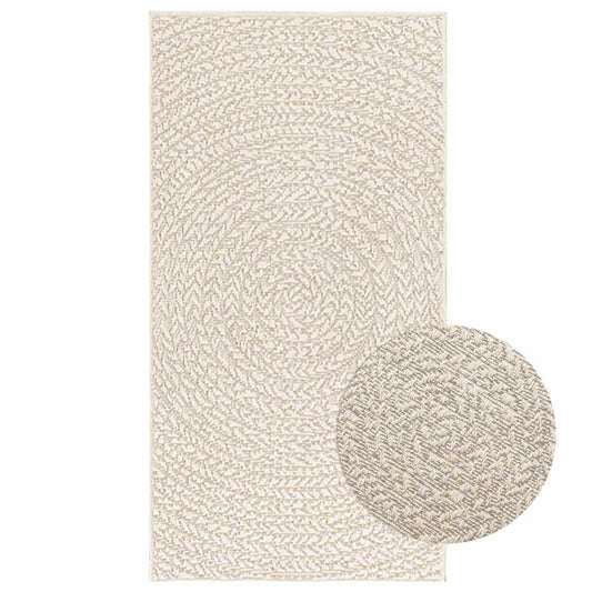 Vloerkleed ZIZUR room binnen en buiten 60x110 cm jute look is nu te koop bij PeponiXL, paradijselijk wonen!