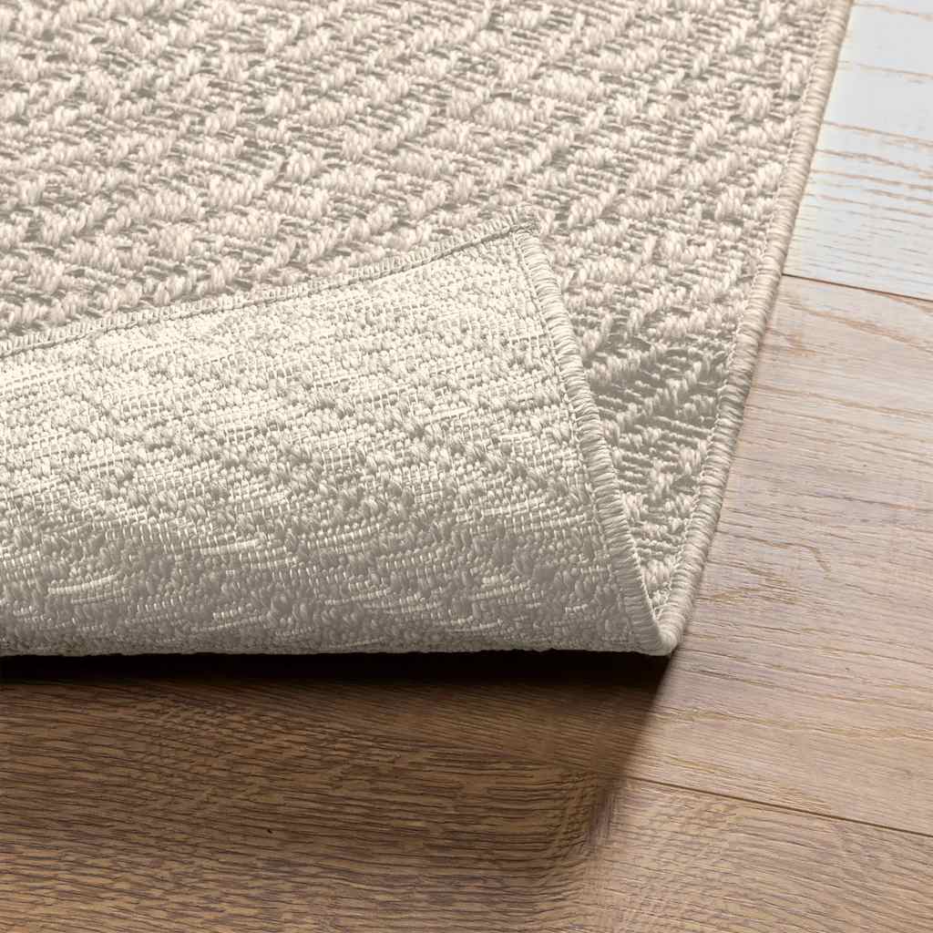 Vloerkleed ZIZUR room binnen en buiten 60x110 cm jute look is nu te koop bij PeponiXL, paradijselijk wonen!