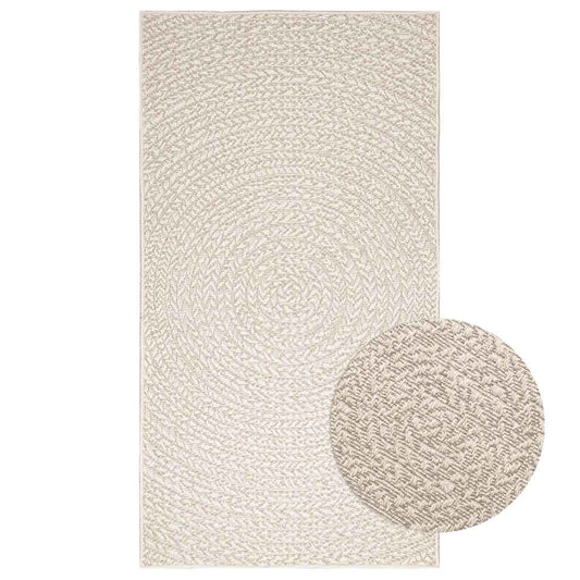 Vloerkleed ZIZUR room binnen en buiten 80x150 cm jute look is nu te koop bij PeponiXL, paradijselijk wonen!
