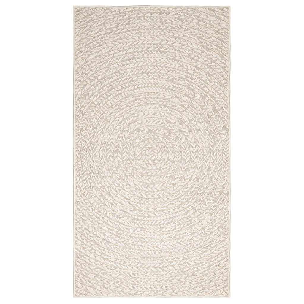 Vloerkleed ZIZUR room binnen en buiten 80x150 cm jute look is nu te koop bij PeponiXL, paradijselijk wonen!