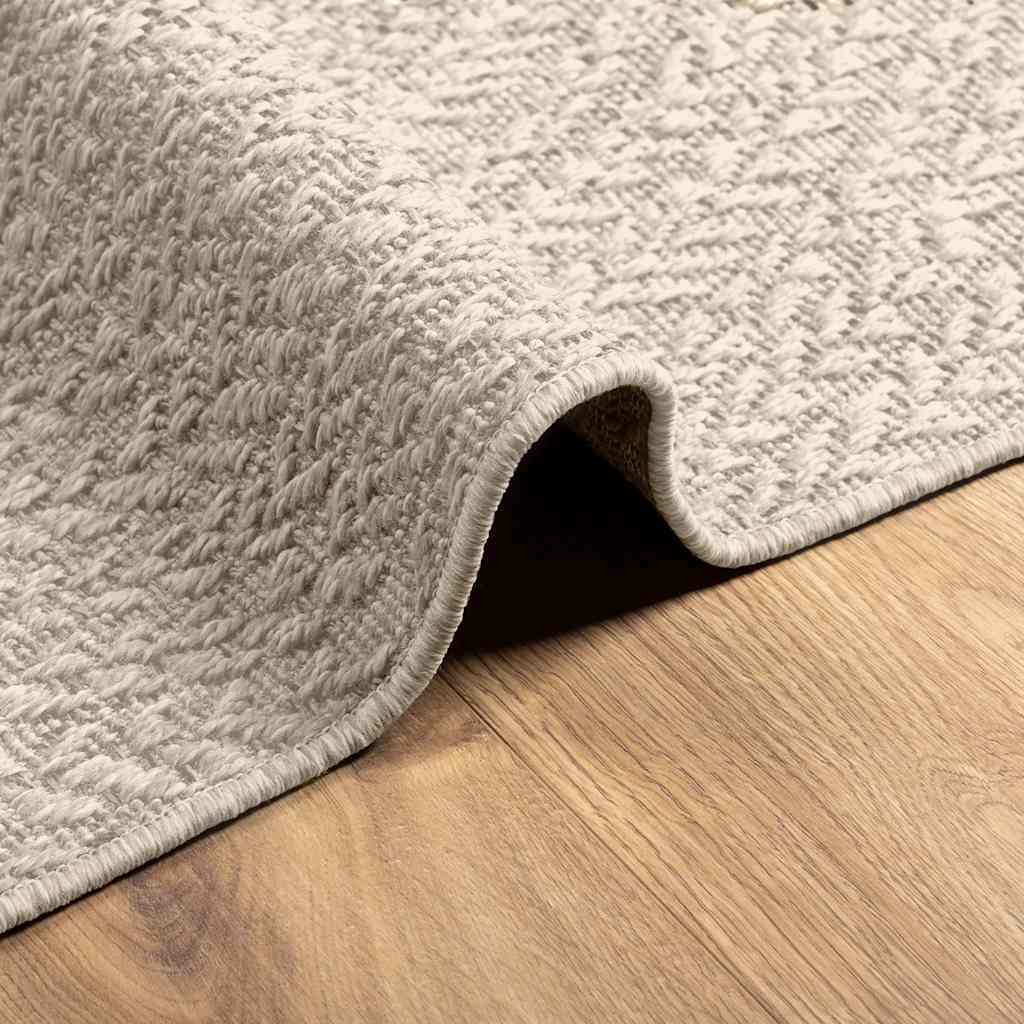 Vloerkleed ZIZUR room binnen en buiten 80x150 cm jute look is nu te koop bij PeponiXL, paradijselijk wonen!