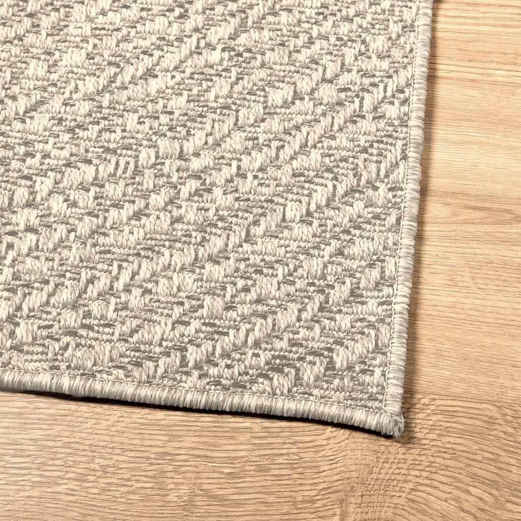 Vloerkleed ZIZUR room binnen en buiten 80x250 cm jute look is nu te koop bij PeponiXL, paradijselijk wonen!