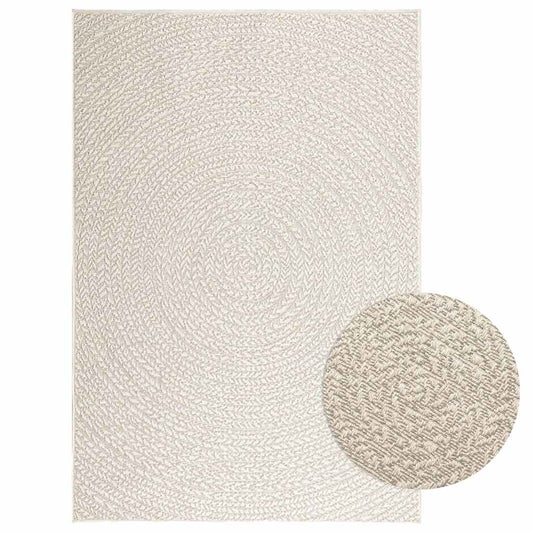 Vloerkleed ZIZUR room binnen en buiten 120x170 cm jute look is nu te koop bij PeponiXL, paradijselijk wonen!