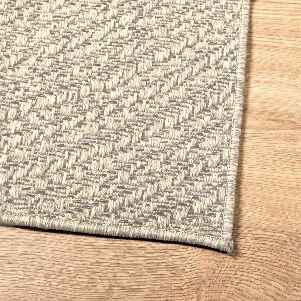 Vloerkleed ZIZUR room binnen en buiten 200x290 cm jute look is nu te koop bij PeponiXL, paradijselijk wonen!