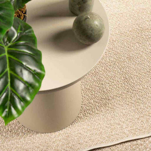 Vloerkleed ZIZUR beige binnen en buiten 120x170 cm jute look is nu te koop bij PeponiXL, paradijselijk wonen!