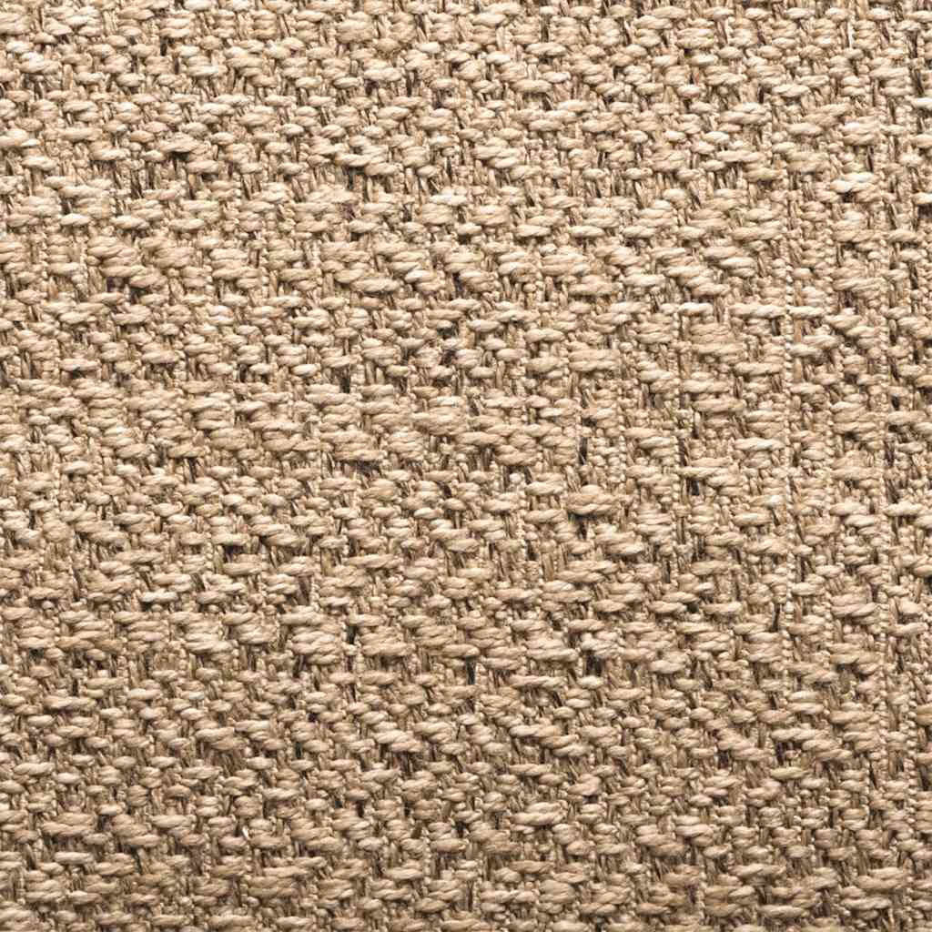 Vloerkleed ZIZUR beige binnen en buiten 140x200 cm jute look is nu te koop bij PeponiXL, paradijselijk wonen!