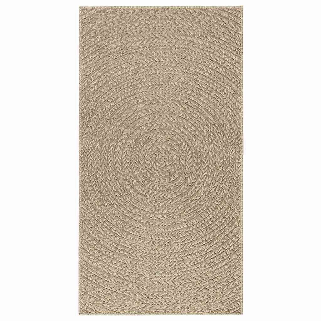 Vloerkleed ZIZUR beige binnen en buiten 80x150 cm jute look is nu te koop bij PeponiXL, paradijselijk wonen!