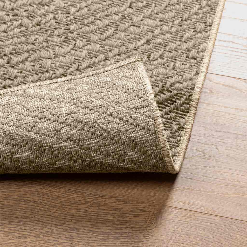 Vloerkleed ZIZUR beige binnen en buiten 160x230 cm jute look is nu te koop bij PeponiXL, paradijselijk wonen!