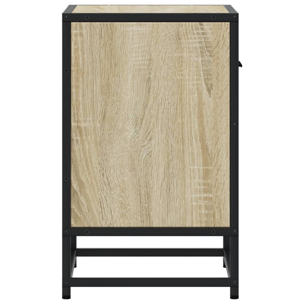 Nachtkastjes 2 st 40x31x50 cm bewerkt hout sonoma eikenkleurig is nu te koop bij PeponiXL, paradijselijk wonen!