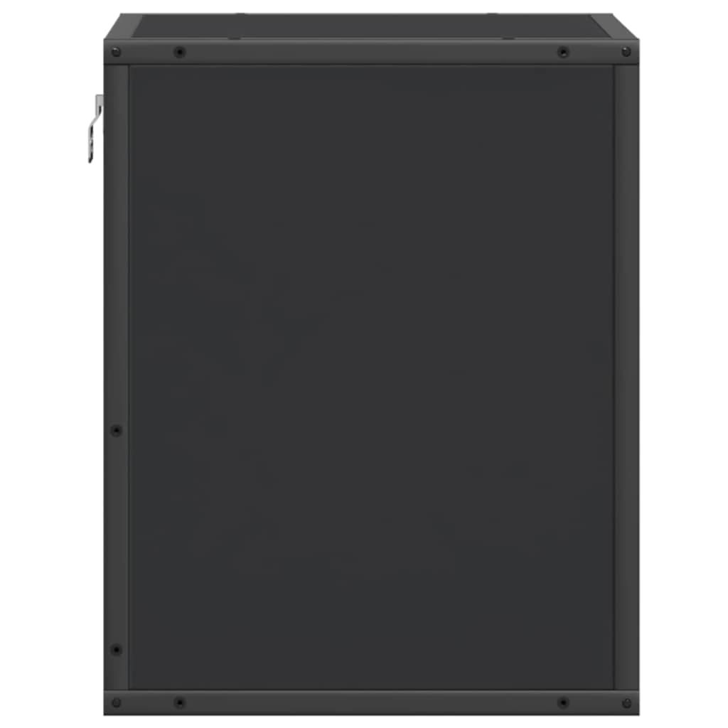 Nachtkastje wandgemonteerd 40x31x39,5 cm zwart is nu te koop bij PeponiXL, paradijselijk wonen!