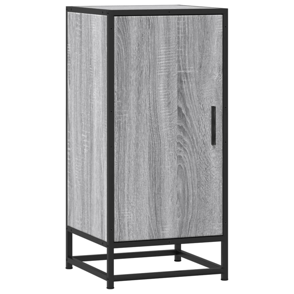 Dressoir 35,5x35x76 cm bewerkt hout en metaal grijs sonoma is nu te koop bij PeponiXL, paradijselijk wonen!