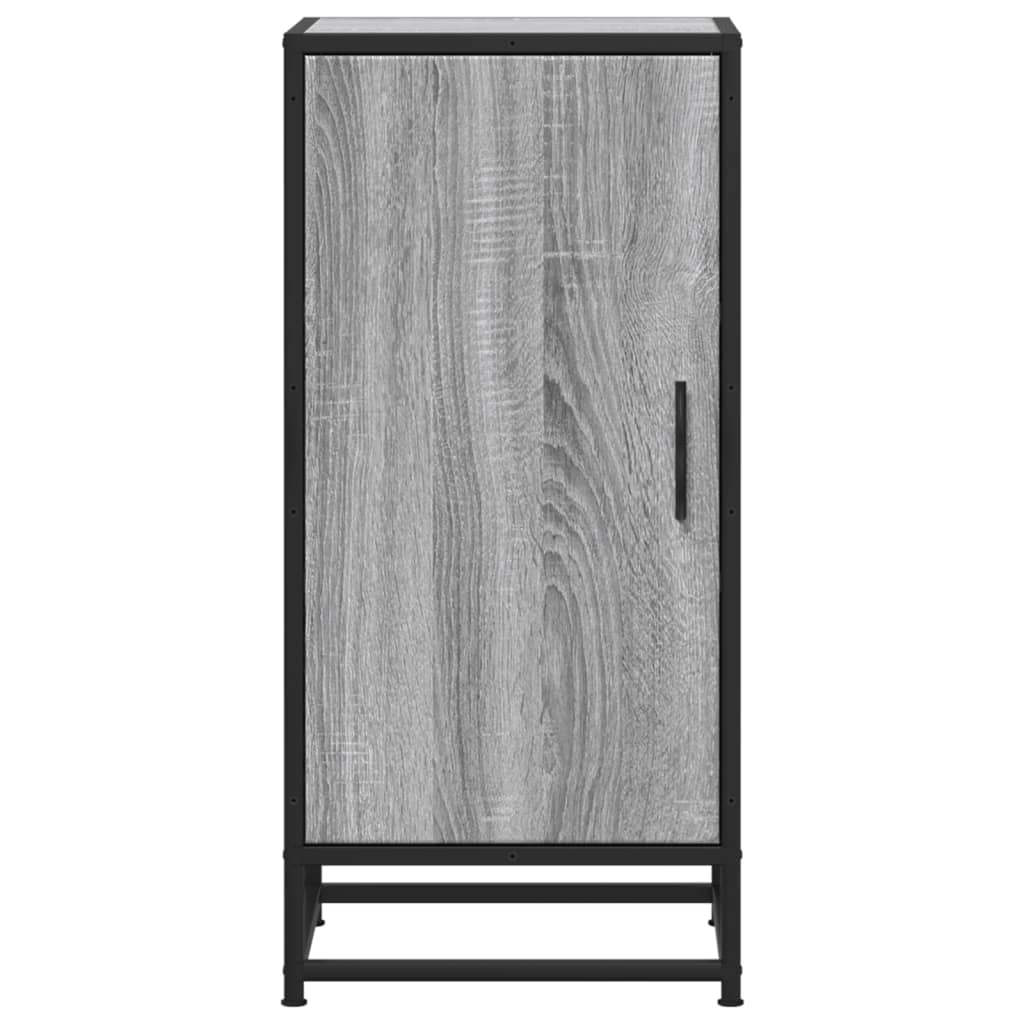 Dressoir 35,5x35x76 cm bewerkt hout en metaal grijs sonoma is nu te koop bij PeponiXL, paradijselijk wonen!