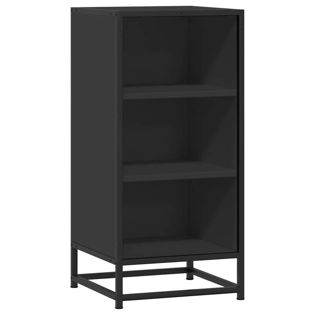 Dressoir 35,5x35x76 cm bewerkt hout en metaal zwart is nu te koop bij PeponiXL, paradijselijk wonen!