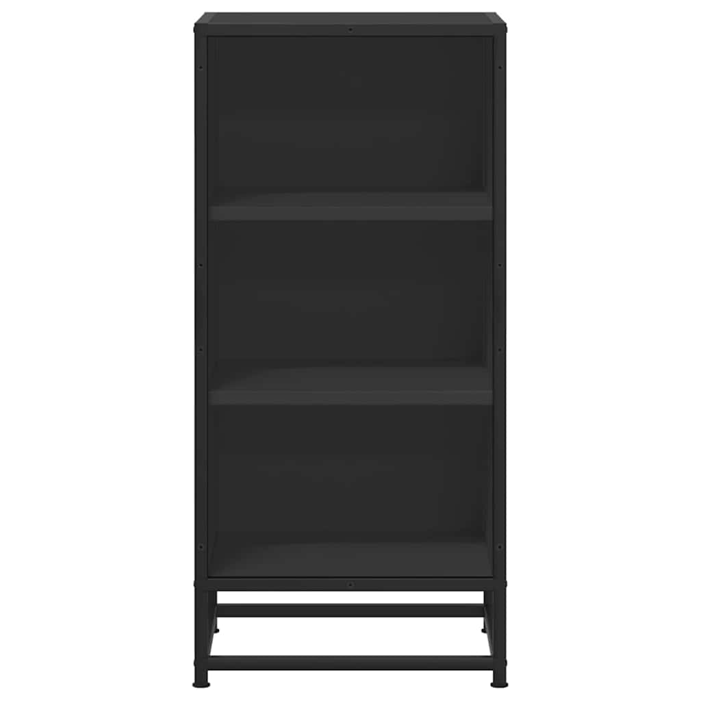 Dressoir 35,5x35x76 cm bewerkt hout en metaal zwart is nu te koop bij PeponiXL, paradijselijk wonen!