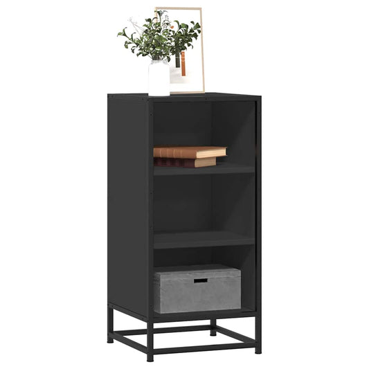 Dressoir 35,5x35x76 cm bewerkt hout en metaal zwart is nu te koop bij PeponiXL, paradijselijk wonen!