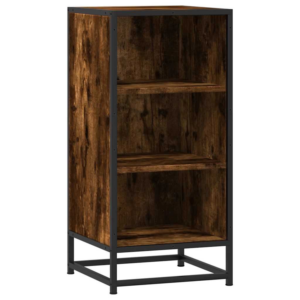 Dressoir 35,5x35x76 cm bewerkt hout en metaal gerookt eiken is nu te koop bij PeponiXL, paradijselijk wonen!