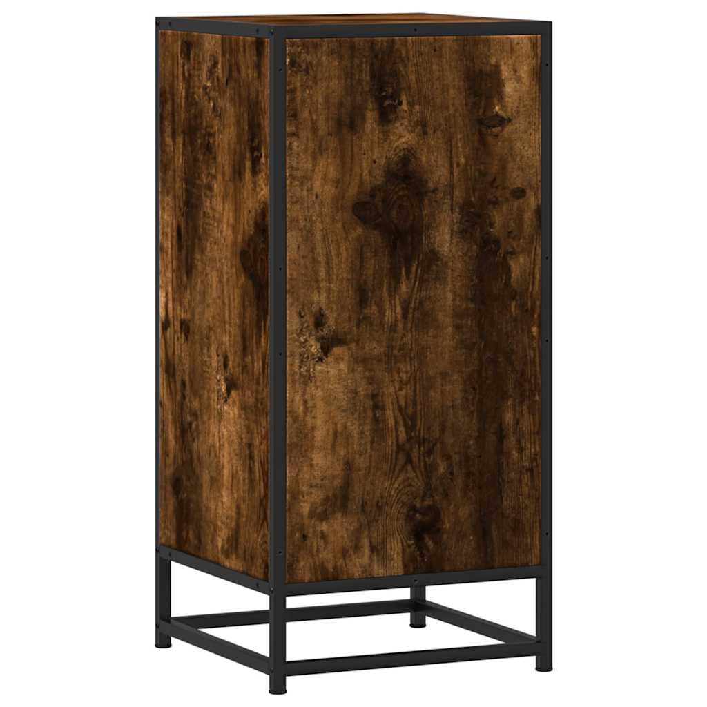 Dressoir 35,5x35x76 cm bewerkt hout en metaal gerookt eiken is nu te koop bij PeponiXL, paradijselijk wonen!