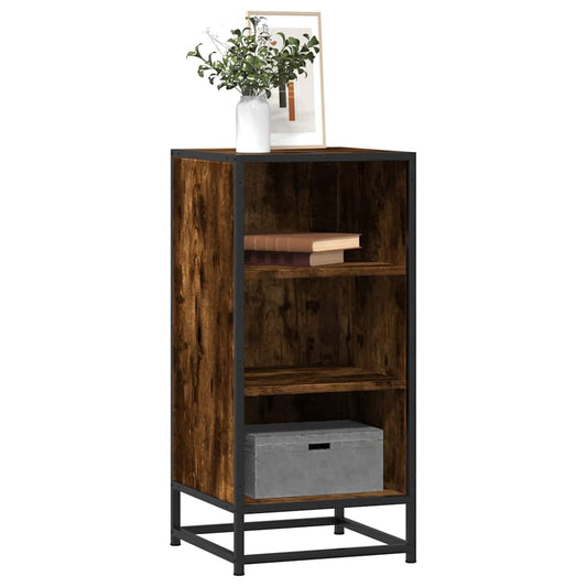 Dressoir 35,5x35x76 cm bewerkt hout en metaal gerookt eiken is nu te koop bij PeponiXL, paradijselijk wonen!