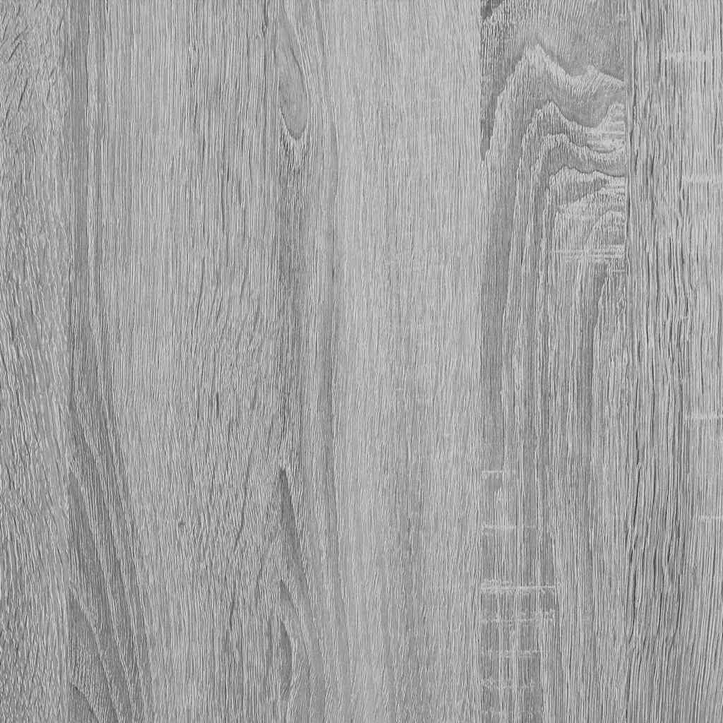 Dressoir 68x35x76 cm bewerkt hout en metaal grijs sonoma is nu te koop bij PeponiXL, paradijselijk wonen!