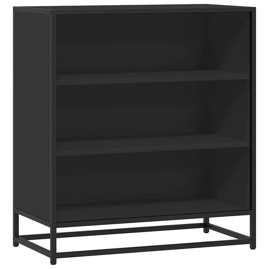 Dressoir 68x35x76 cm bewerkt hout en metaal zwart is nu te koop bij PeponiXL, paradijselijk wonen!