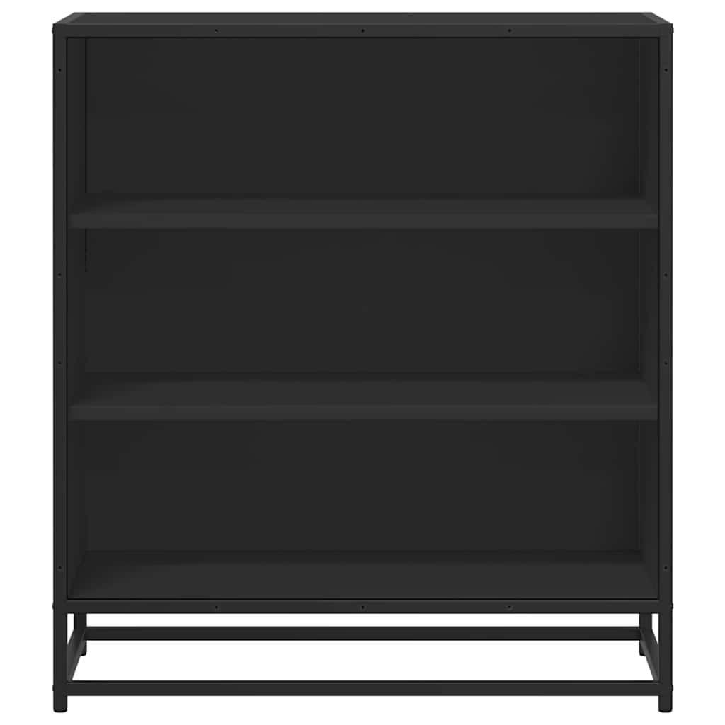 Dressoir 68x35x76 cm bewerkt hout en metaal zwart is nu te koop bij PeponiXL, paradijselijk wonen!
