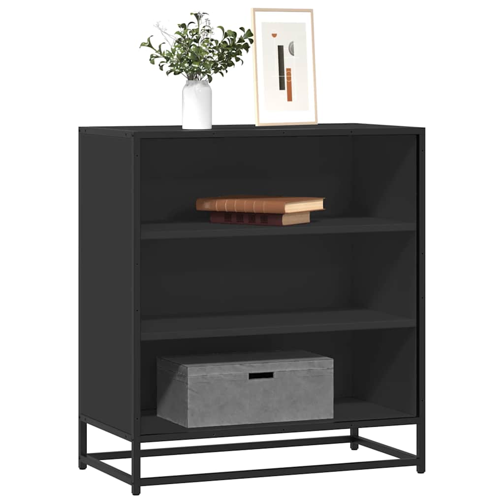 Dressoir 68x35x76 cm bewerkt hout en metaal zwart is nu te koop bij PeponiXL, paradijselijk wonen!