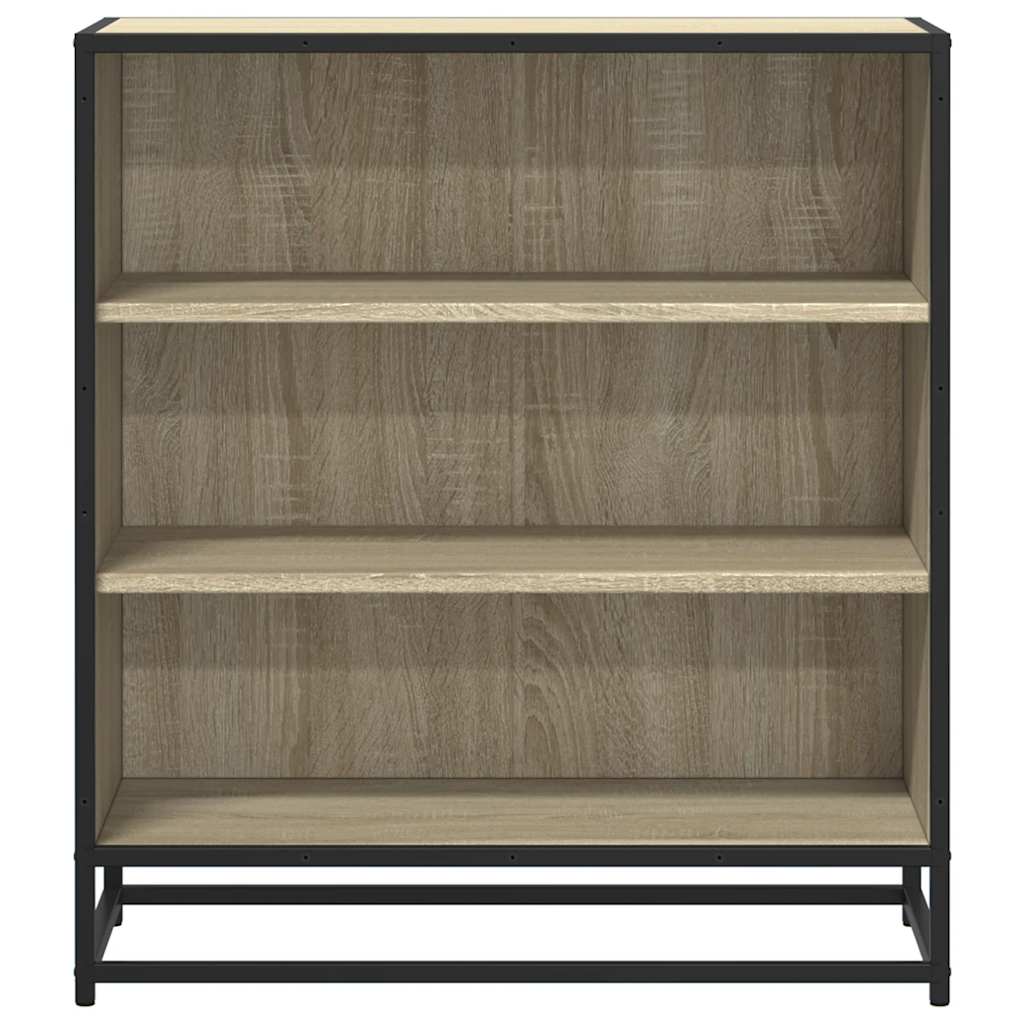 Dressoir 68x35x76 cm bewerkt hout en metaal sonoma eikenkleur is nu te koop bij PeponiXL, paradijselijk wonen!