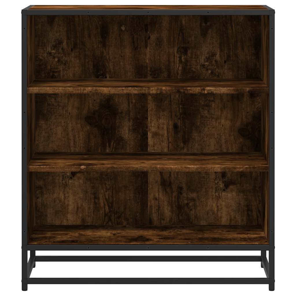 Dressoir 68x35x76 cm bewerkt hout en metaal gerookt eiken is nu te koop bij PeponiXL, paradijselijk wonen!