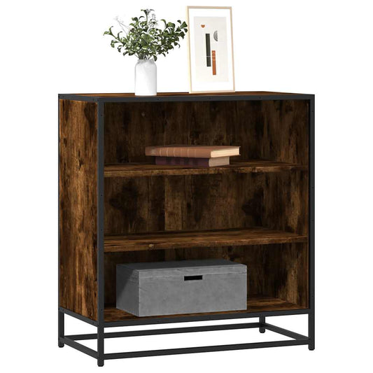 Dressoir 68x35x76 cm bewerkt hout en metaal gerookt eiken is nu te koop bij PeponiXL, paradijselijk wonen!