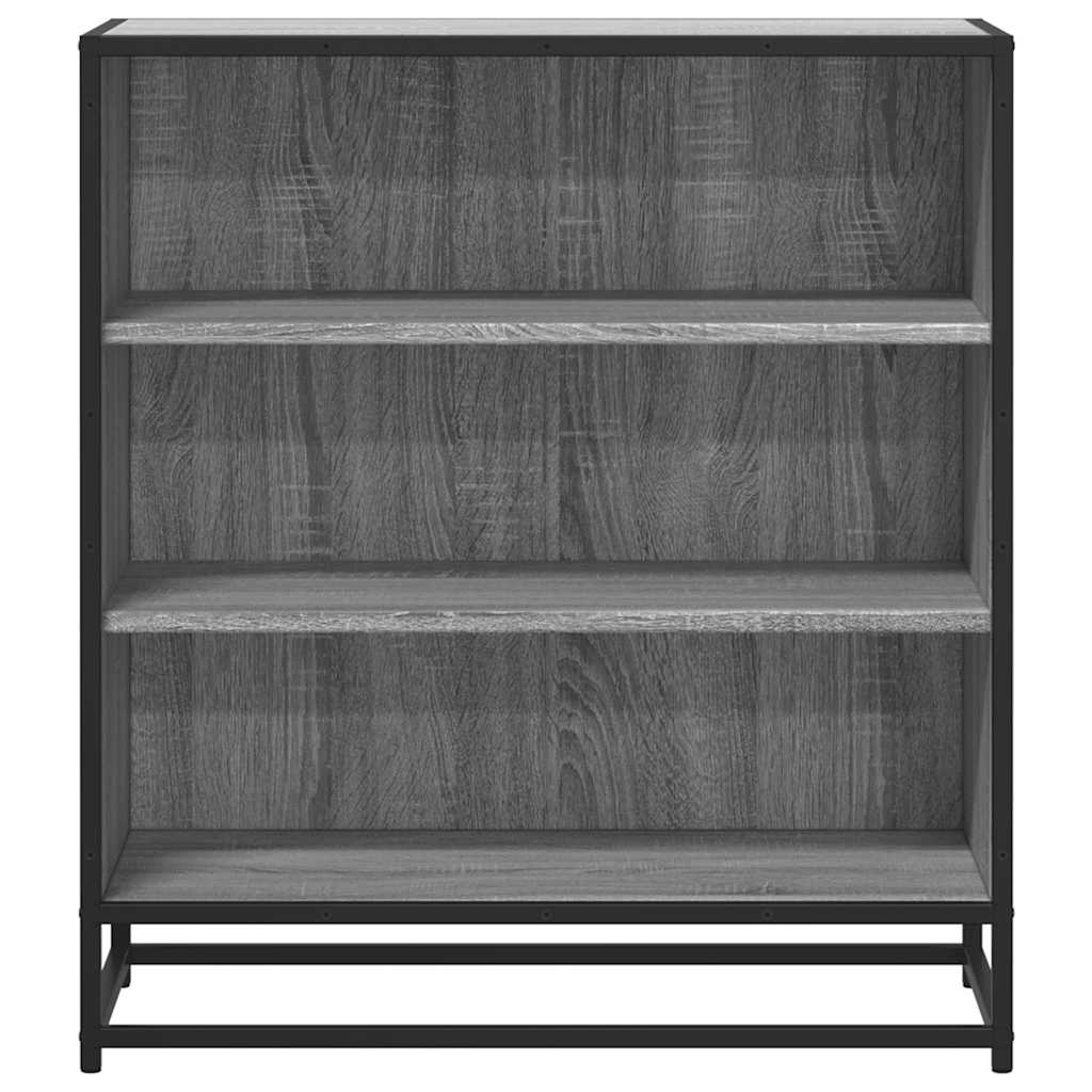 Dressoir 68x35x76 cm bewerkt hout en metaal grijs sonoma is nu te koop bij PeponiXL, paradijselijk wonen!
