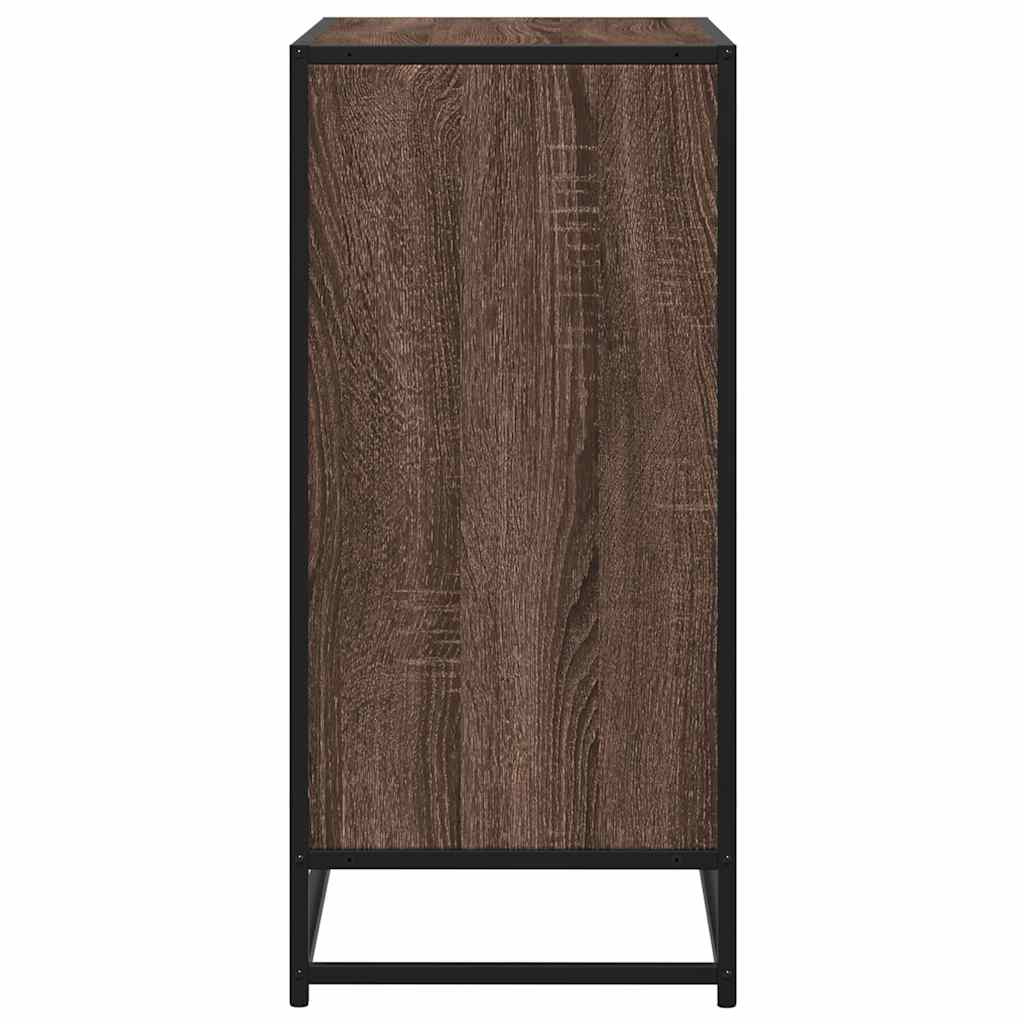 Dressoir 68x35x76 cm bewerkt hout bruin eikenkleur is nu te koop bij PeponiXL, paradijselijk wonen!