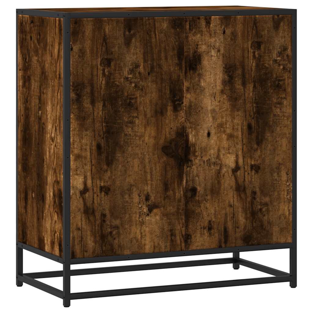 Dressoir 68x35x76 cm bewerkt hout gerookt eikenkleurig is nu te koop bij PeponiXL, paradijselijk wonen!