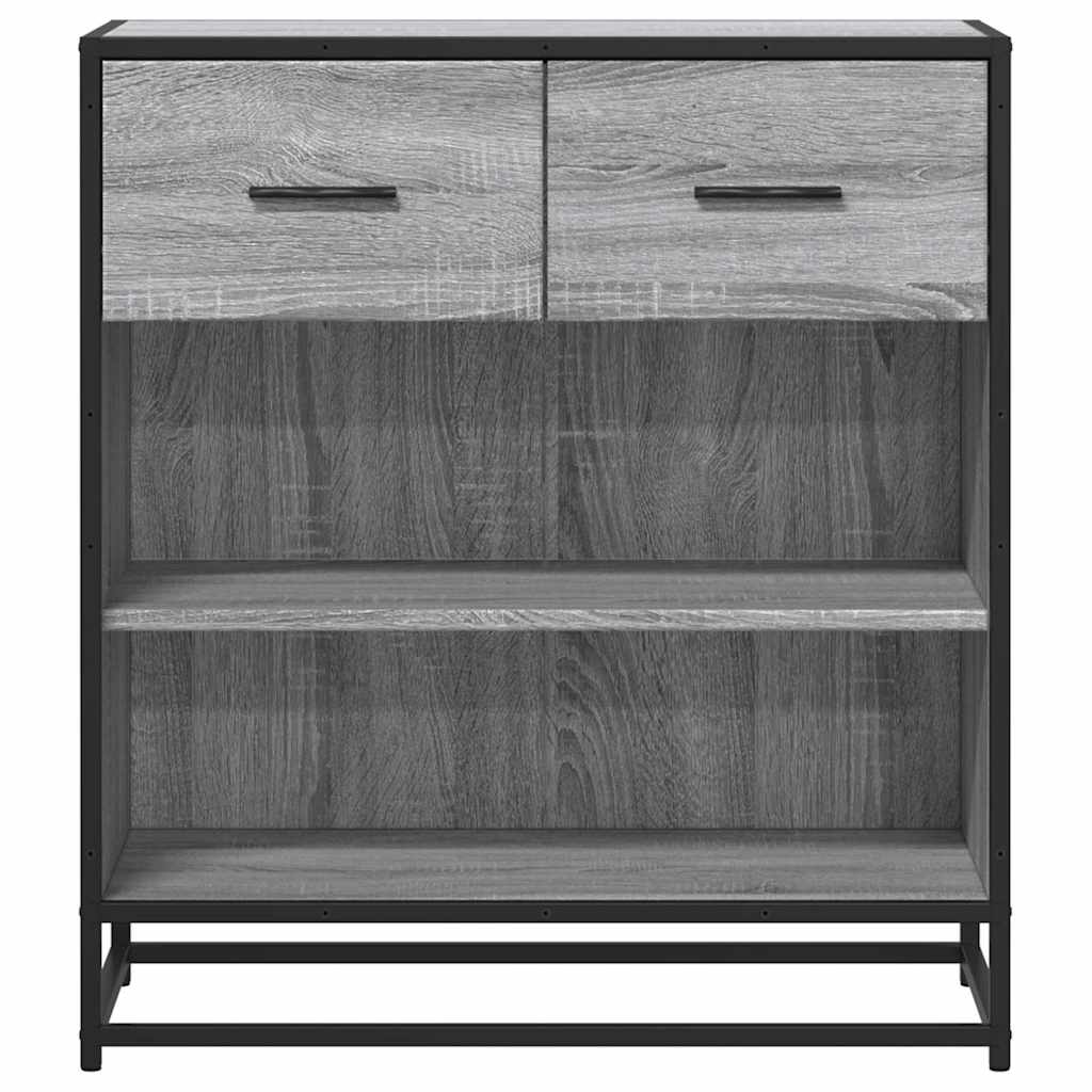 Dressoir 68x35x76 cm bewerkt hout grijs sonoma eikenkleurig is nu te koop bij PeponiXL, paradijselijk wonen!