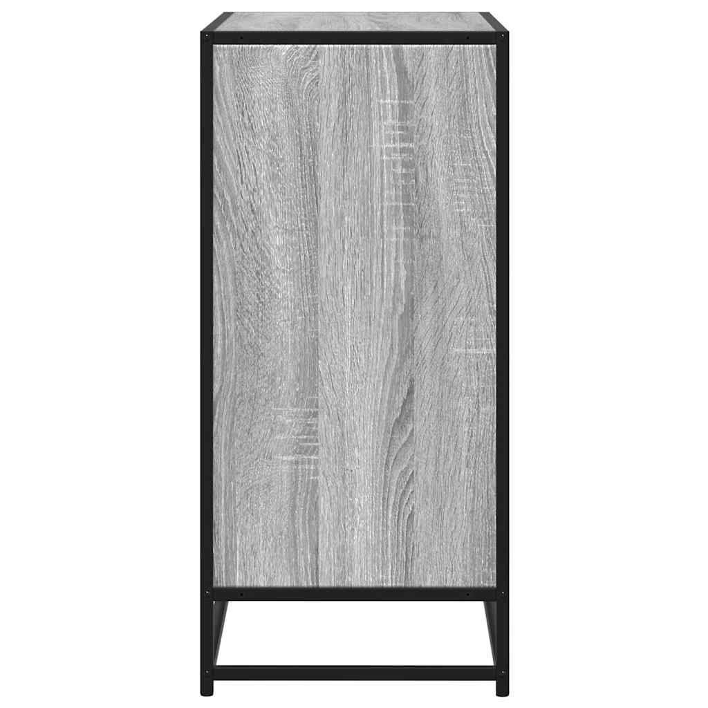 Dressoir 68x35x76 cm bewerkt hout grijs sonoma eikenkleurig is nu te koop bij PeponiXL, paradijselijk wonen!
