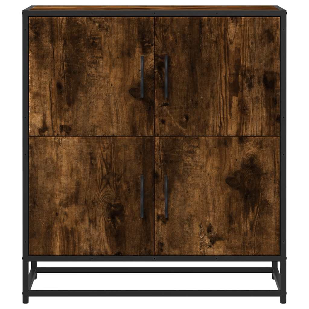 Dressoir 68x35x76 cm bewerkt hout gerookt eikenkleurig is nu te koop bij PeponiXL, paradijselijk wonen!