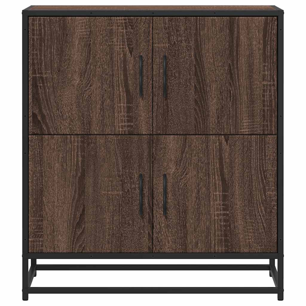Dressoir 68x35x76 cm bewerkt hout bruin eikenkleur is nu te koop bij PeponiXL, paradijselijk wonen!