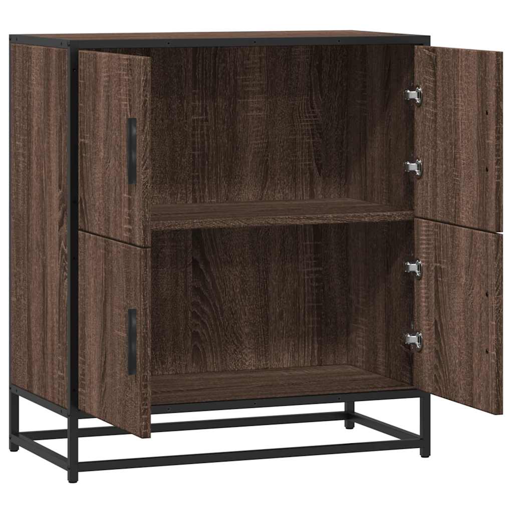 Dressoir 68x35x76 cm bewerkt hout bruin eikenkleur is nu te koop bij PeponiXL, paradijselijk wonen!