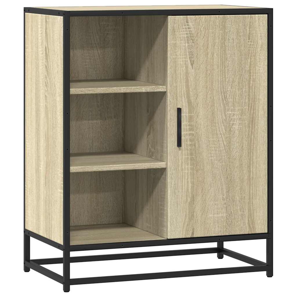 Dressoir 62x35x76 cm bewerkt hout sonoma eikenkleurig is nu te koop bij PeponiXL, paradijselijk wonen!