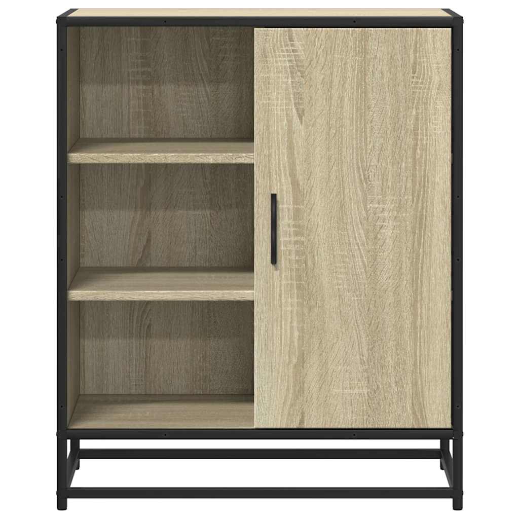 Dressoir 62x35x76 cm bewerkt hout sonoma eikenkleurig is nu te koop bij PeponiXL, paradijselijk wonen!