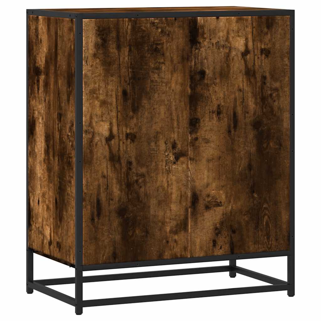 Dressoir 62x35x76 cm bewerkt hout gerookt eikenkleurig is nu te koop bij PeponiXL, paradijselijk wonen!