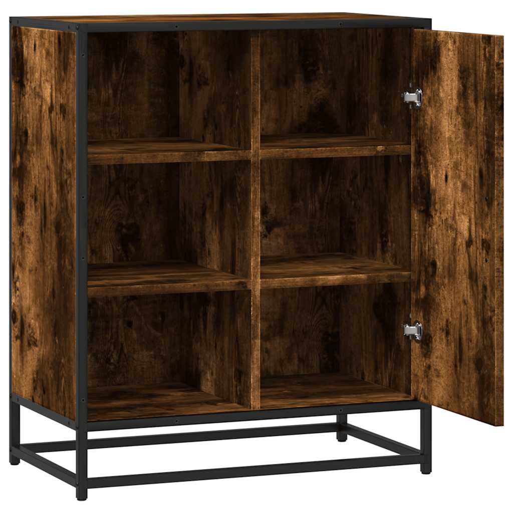 Dressoir 62x35x76 cm bewerkt hout gerookt eikenkleurig is nu te koop bij PeponiXL, paradijselijk wonen!