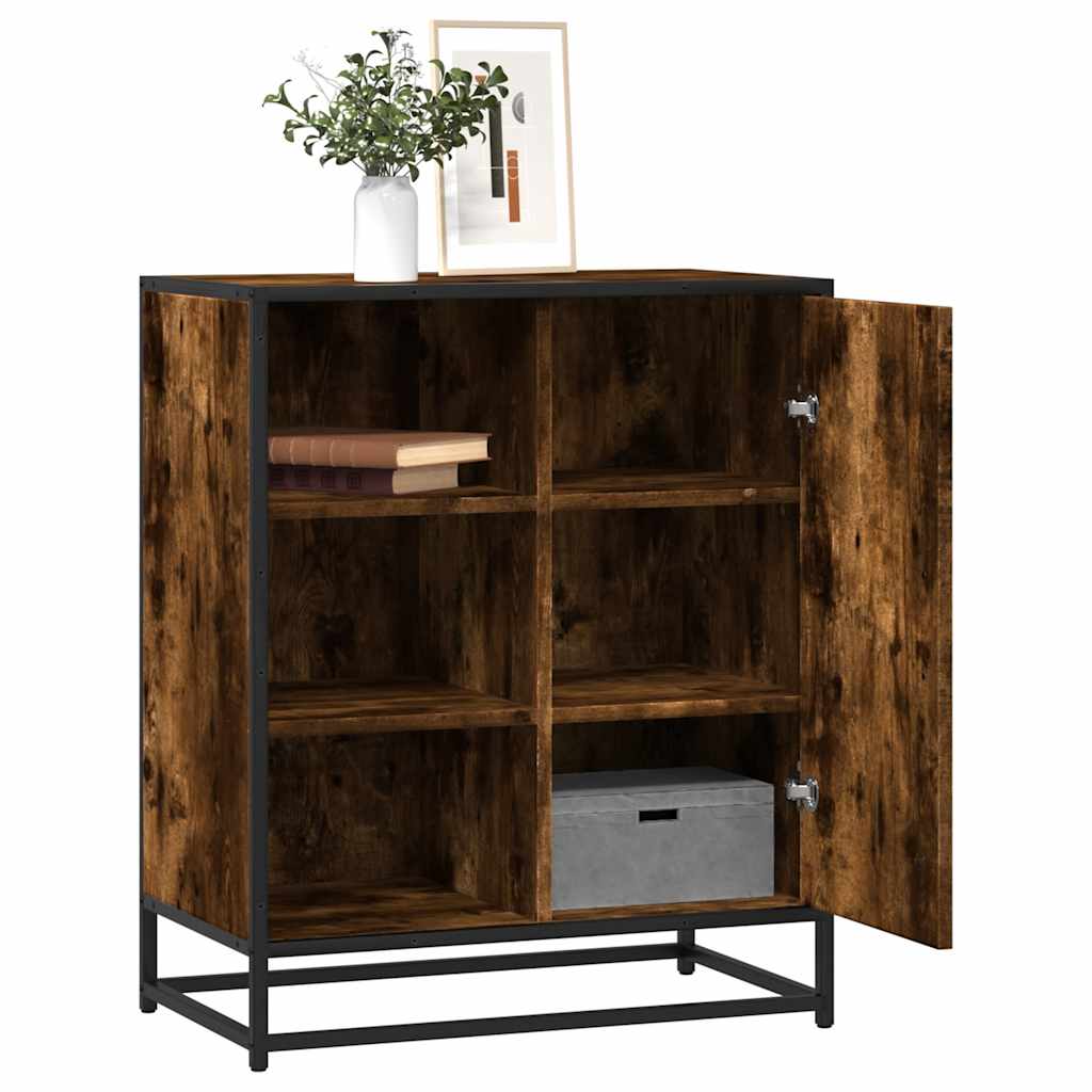 Dressoir 62x35x76 cm bewerkt hout gerookt eikenkleurig is nu te koop bij PeponiXL, paradijselijk wonen!