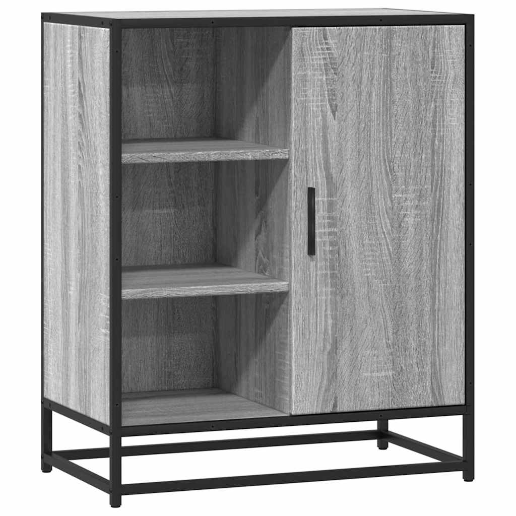 Dressoir 62x35x76 cm bewerkt hout grijs sonoma eikenkleurig is nu te koop bij PeponiXL, paradijselijk wonen!