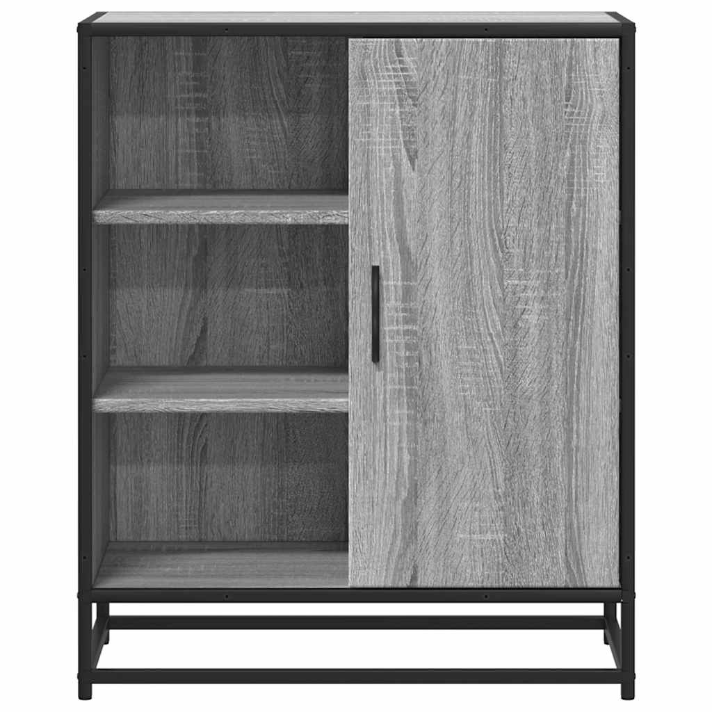 Dressoir 62x35x76 cm bewerkt hout grijs sonoma eikenkleurig is nu te koop bij PeponiXL, paradijselijk wonen!