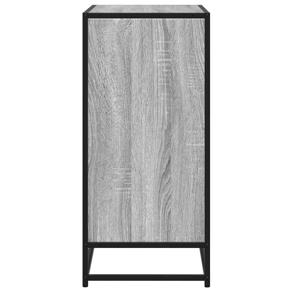 Dressoir 62x35x76 cm bewerkt hout grijs sonoma eikenkleurig is nu te koop bij PeponiXL, paradijselijk wonen!