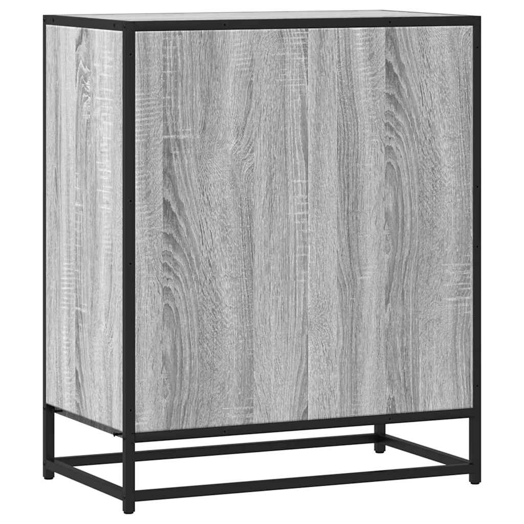 Dressoir 62x35x76 cm bewerkt hout grijs sonoma eikenkleurig is nu te koop bij PeponiXL, paradijselijk wonen!