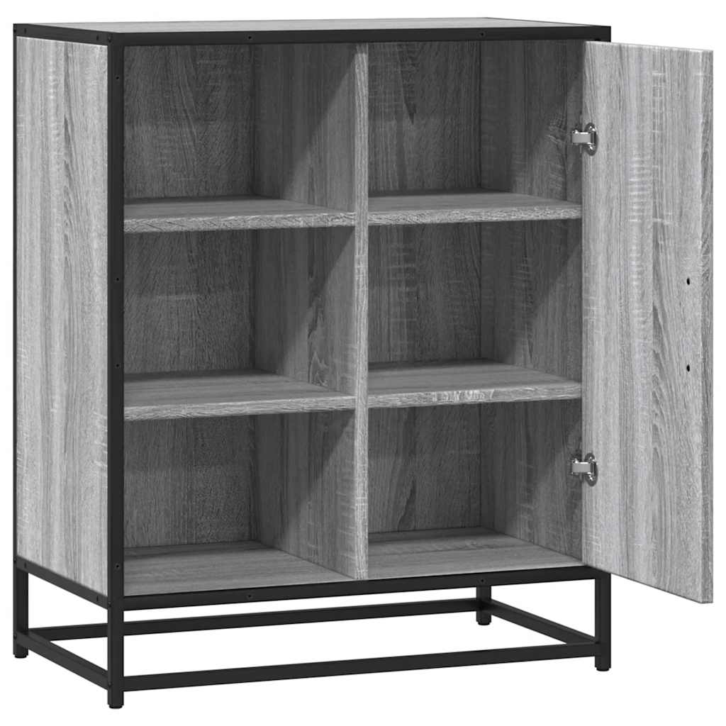 Dressoir 62x35x76 cm bewerkt hout grijs sonoma eikenkleurig is nu te koop bij PeponiXL, paradijselijk wonen!